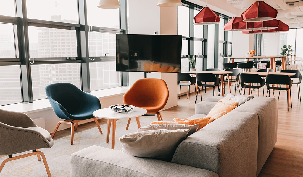 Lounge and the dining space